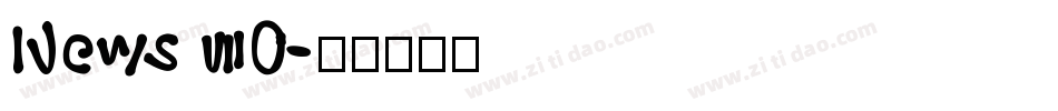 News 70字体转换